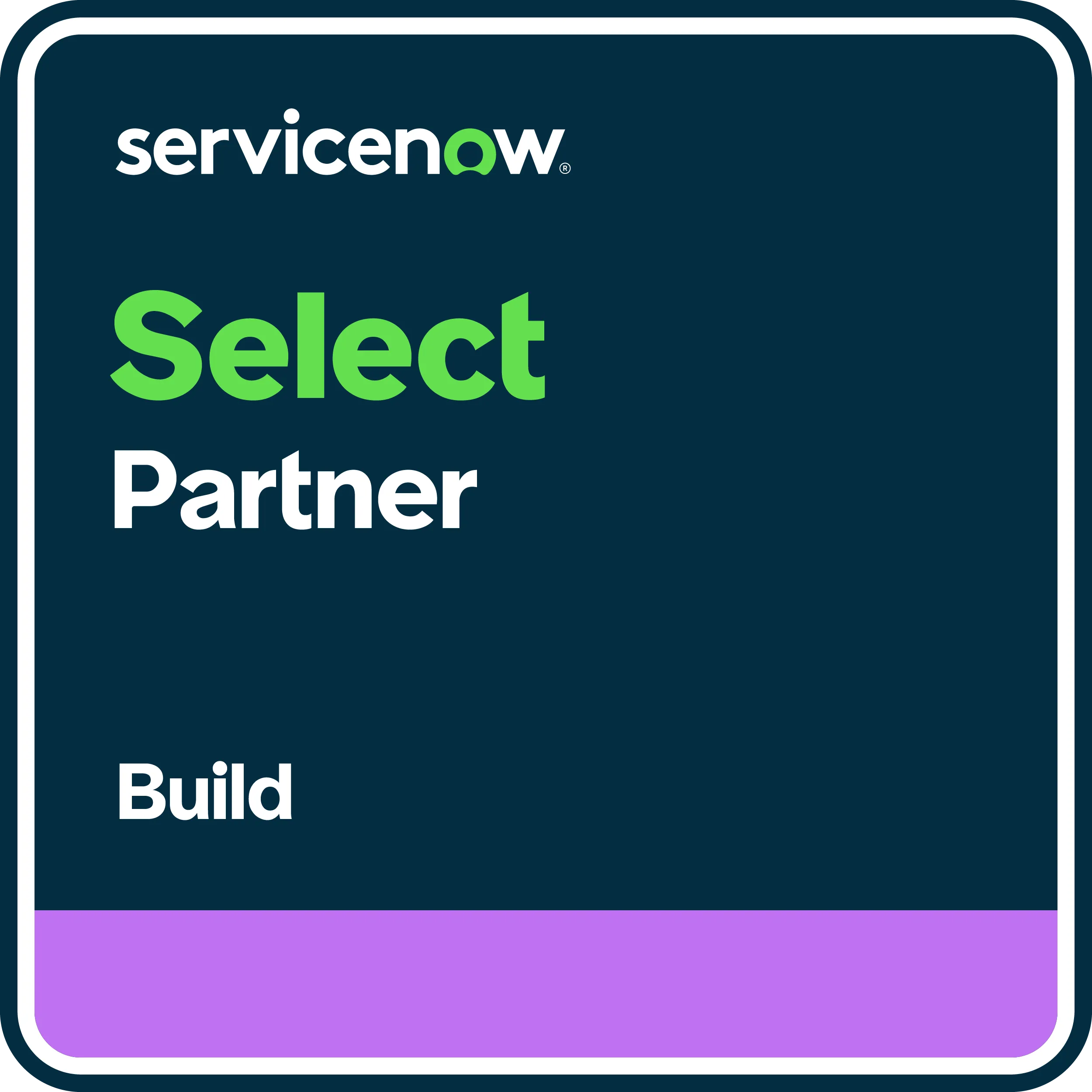 ServiceNow Build Partner Badge
